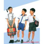 供应09年-时尚-新款-学生夏装-校服(图)