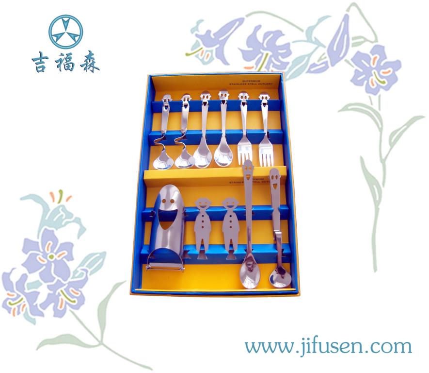 供应不锈钢勺，情侣勺，鼠对勺，餐具套装，不锈钢产品(图)