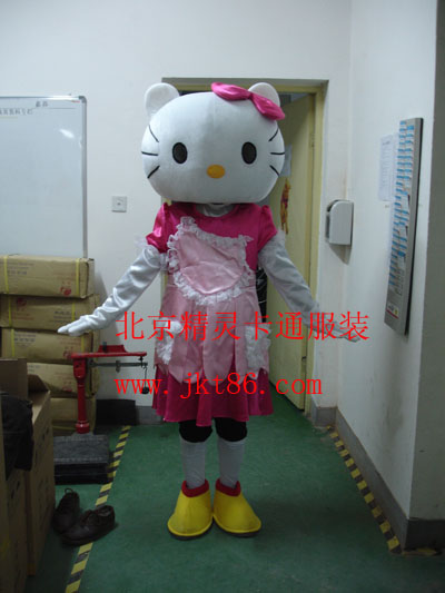 供应北京精灵卡通服装,卡通人偶,毛绒卡通,新款KT猫(图)