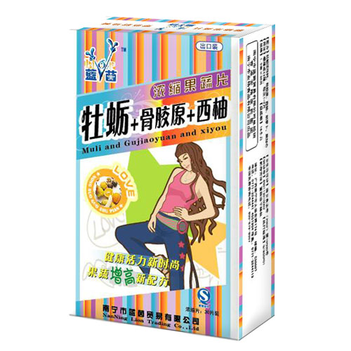 西柚+骨胶原+牡蛎 三合一浓缩果蔬片（增高）(图)