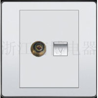 供应墙壁开关(招全国代理)--电话\电视插座