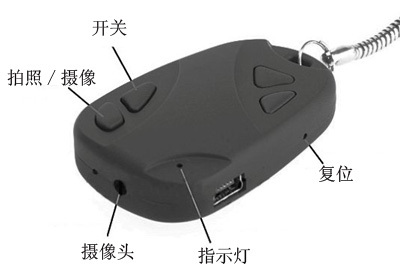 供应车钥匙摄像机,第三代遥控高清车钥匙摄像机 (图)