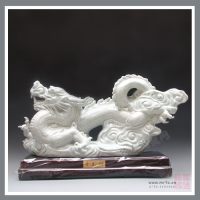 唐自强大师作品 中华龙瓷雕 限量2012个