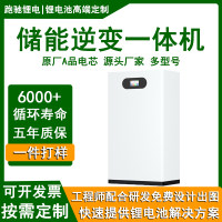 储能逆变一体机铁锂电池光伏逆控家庭5度电磷酸铁锂家庭