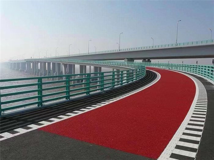 彩色陶瓷防滑路面